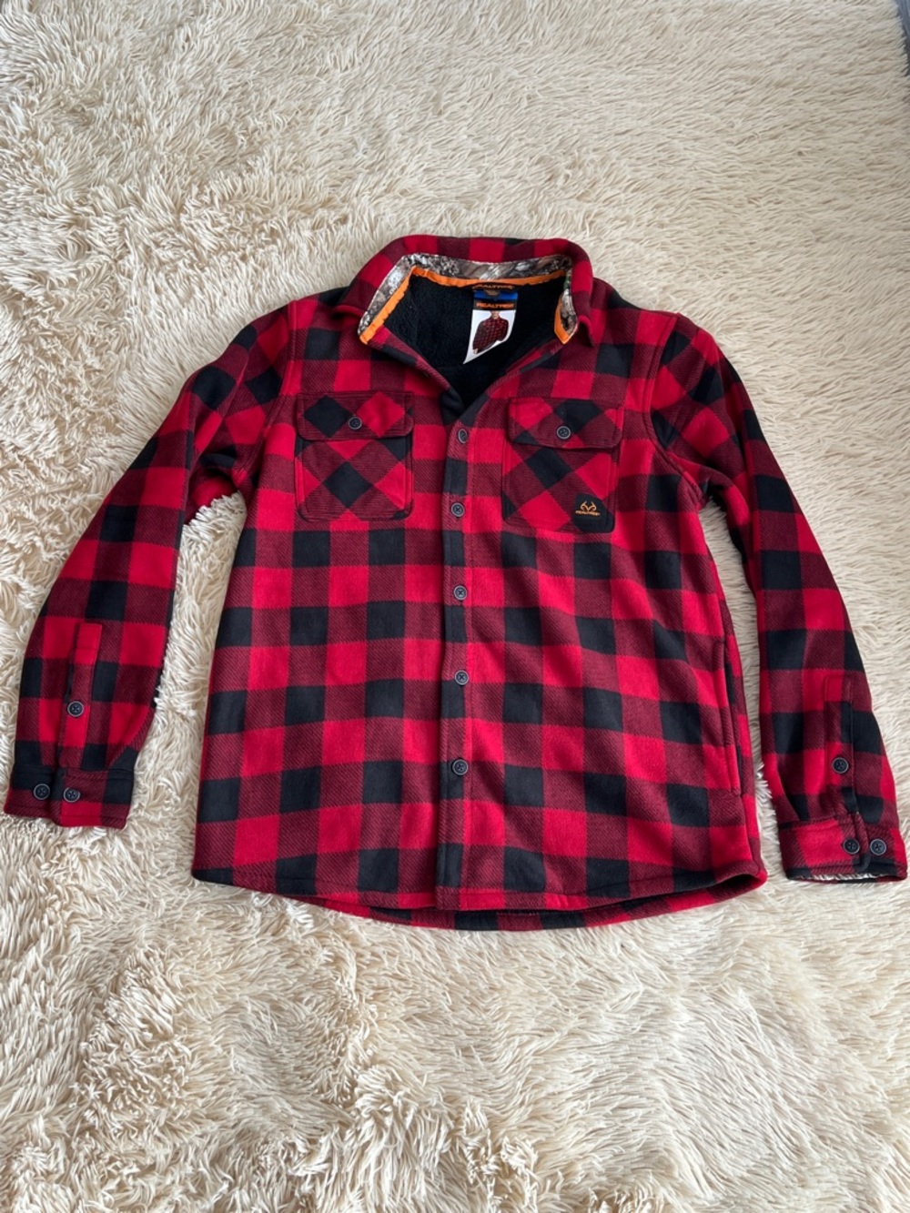 Realtree Button Up Plush Jacket - Picture 2 of 7